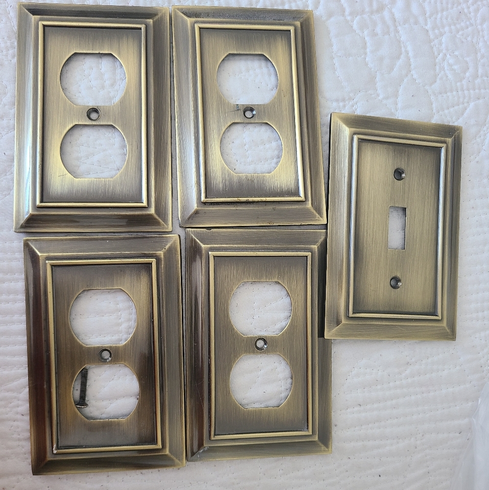 Amerock Gold Wall Plates